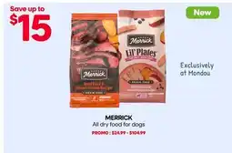 Mondou MERRICK All dry food for dogs offer