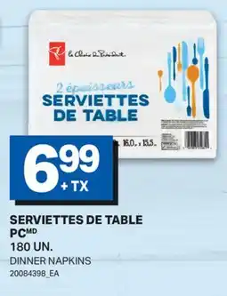 L'Intermarché SERVIETTES DE TABLE | DINNER NAPKINS, 180 UN offer