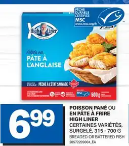 L'Intermarché POISSON PANÉ OU EN PÂTE À FRIRE | BREADED OR BATTERED FISH offer