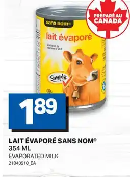 L'Intermarché LAIT ÉVAPORÉ | EVAPORATED MILK offer