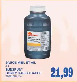 Wholesale Club SAUCE MIEL ET AIL offer