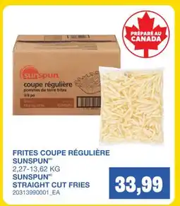Wholesale Club FRITES COUPE RÉGULIÈRE, 2,27-13,62KG offer