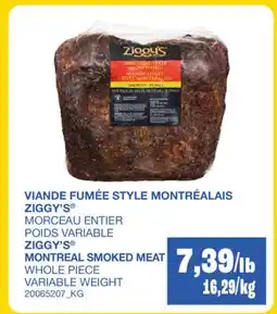 Wholesale Club VIANDE FUMÉE STYLE MONTRÉALAIS offer