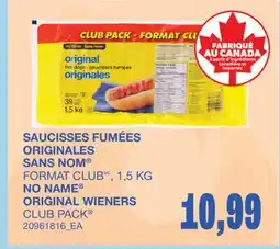 Wholesale Club SAUCISSES FUMÉES ORIGINALES offer
