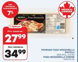 Wholesale Club FROMAGE PIZZA MOZZARELLA RACOLLI offer