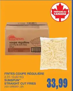 Wholesale Club FRITES COUPE RÉGULIÈRE offer