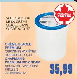 Wholesale Club CRÈME GLACÉE PREMIUM offer