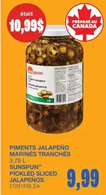 Wholesale Club PIMENTS JALAPEÑO MARINÉS TRANCHÉS offer