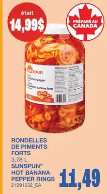Wholesale Club RONDELLES DE PIMENTS FORTS offer