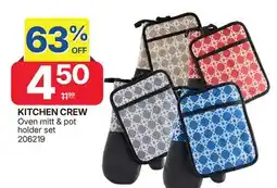 Rossy KITCHEN CREW Oven mitt & pot holder set offer