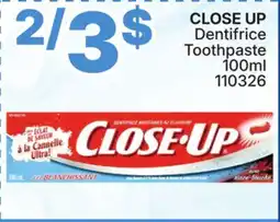 Rossy CLOSE UP Dentifrice offer