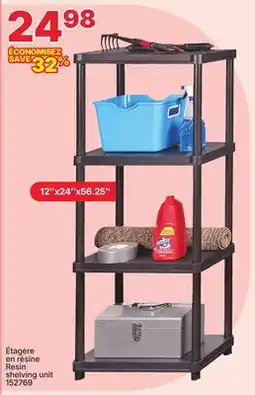 Rossy Resin shelving unit offer