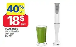 Rossy TOASTESS Hand blender with cup offer