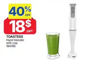 Rossy TOASTESS Hand blender with cup offer