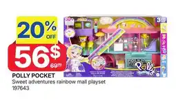 Rossy POLLY POCKET Sweet adventures rainbow mall playset offer