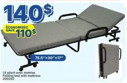 Rossy Folding bed with mattress offer