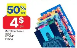 Rossy Microfiber beach towel offer