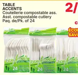 Rossy TABLE ACCENTS Asst. compostable cutlery offer