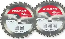 Canac WULKEN CIRCULAR SAW BLADES FRAMING 6 1/2 IN. (24 AND 40 TEETH) offer
