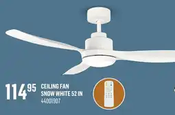 Canac CEILING FAN SNOW WHITE 52 IN offer