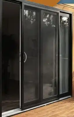 Canac Sliding Double Patio Door Black offer