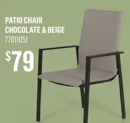 Canac PATIO CHAIR CHOCOLATE & BEIGE offer