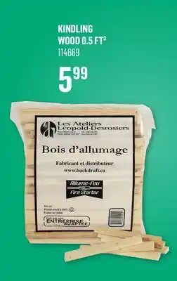 Canac Kindling Wood 0.5 ft³ offer