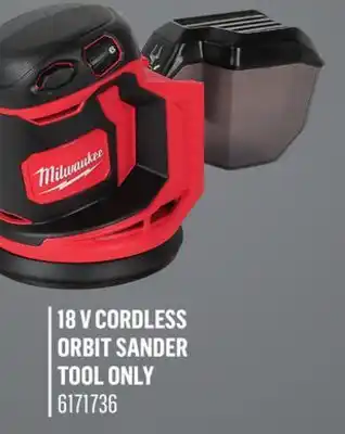 Canac 18 V CORDLESS ORBIT SANDER TOOL ONLY offer