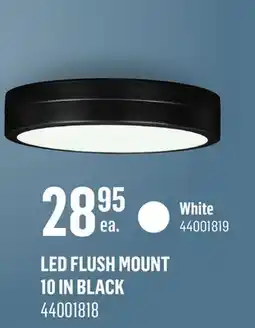 Canac LED FLUSH MOUNT 10 IN BLACK offer