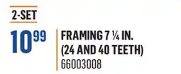 Canac CIRCULAR SAW BLADES FRAMING 7 ¼ IN offer