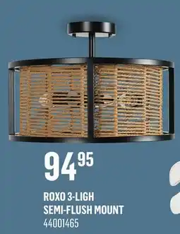 Canac ROXO 3-LIGH SEMI-FLUSH MOUNT offer