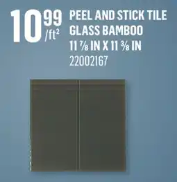 Canac PEEL AND STICK TILE GLASS BAMBOO offer