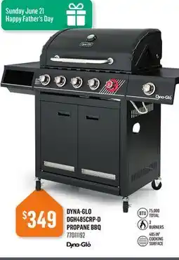 Canac DYNA-GLO DGH485CRP-D PROPANE BBQ offer