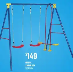 Canac METAL SWING SET offer