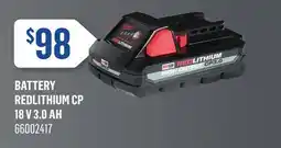 Canac BATTERY REDLITHIUM CP 18 V 3.0 AH offer