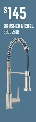 Canac KITCHEN FAUCETS BRUSHED NICKEL offer
