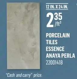 Canac PORCELAIN TILES ESSENCE ANAYA PERLA offer