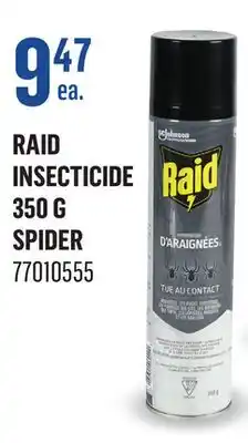 Canac RAID INSECTICIDE 350 G SPIDER offer