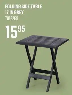 Canac FOLDING SIDE TABLE 17 IN GREY offer