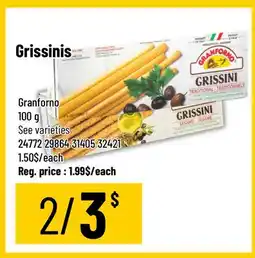 Mayrand Grissinis Granforno offer