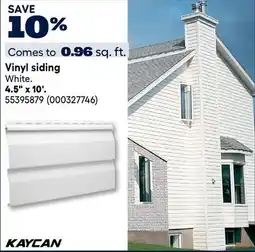 RONA Vinyl siding offer