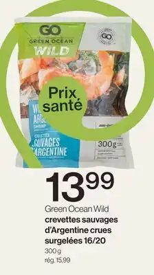 Avril Green Ocean Wild crevettes sauvages d'Argentine crues surgelées 16/20 offer
