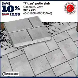RONA Oldcastle Plaza patio slab, 20 x 20 offer