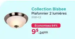 Bath Depot Collection Bisbee Plafonnier 2 lumières offer