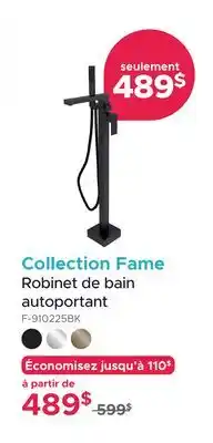 Bath Depot Collection Fame Robinet de bain autoportant offer
