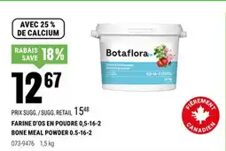 BMR FARINE D'OS EN POUDRE 0,5-16-2 offer