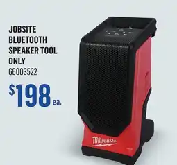 Canac JOBSITE BLUETOOTH SPEAKER TOOL ONLY offer