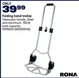 RONA RONA Folding hand trolley offer