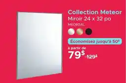 Bath Depot Collection Meteor Miroir 24 x 32 po offer