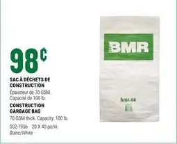 BMR SAC À DÉCHETS DE CONSTRUCTION offer